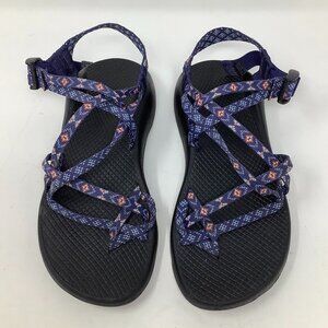 Chaco women's ZX2 Classic sandals 9 Wink Blue aztec tribal gorpcore hiking water